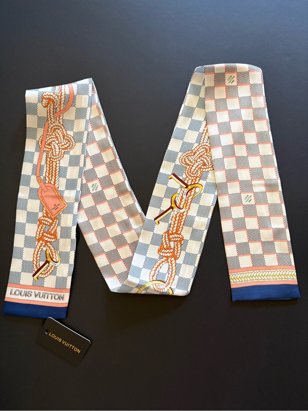 Fashion Silk Long Scarf Twilly